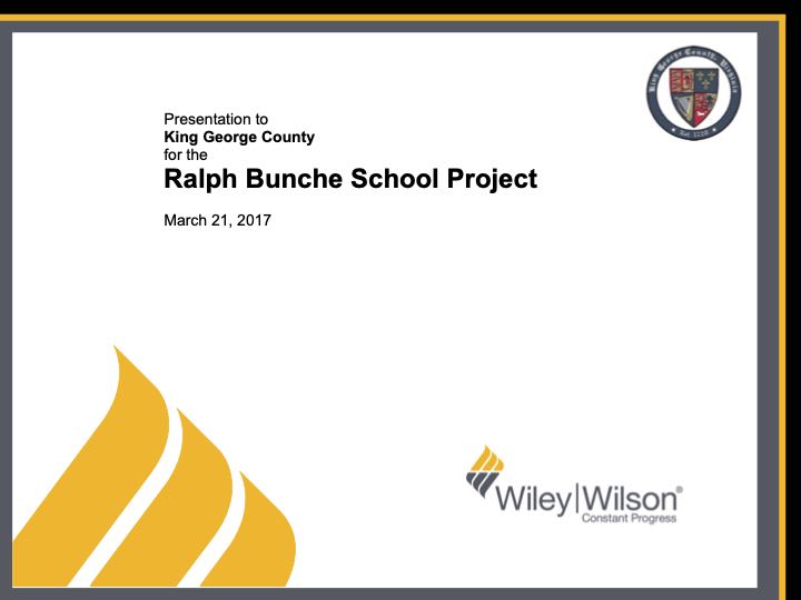 Ralph Bunche High School Building Refurbishment Slide Presentation
