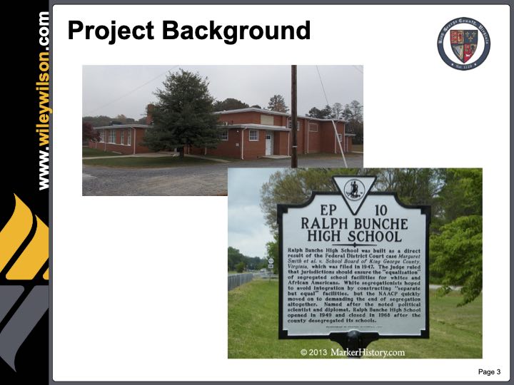Ralph Bunche High School Building Refurbishment Slide Presentation