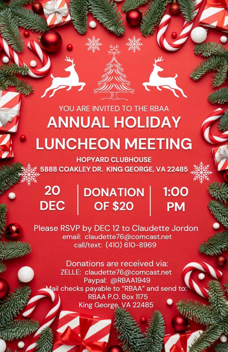 2025 RBAA Holiday Luncheon Announcement