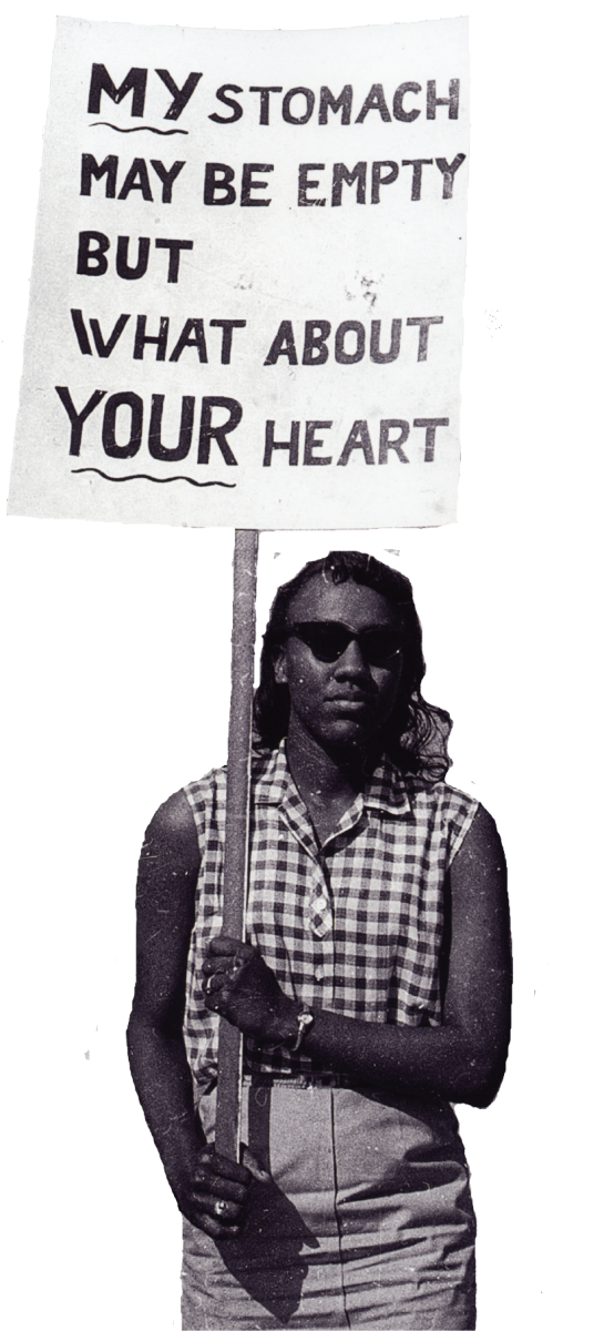 woman protesting fredericksburg virginia civil rights